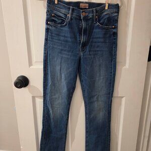 MOTHER The Mid Rise Dazzler Ankle Jeans in Healing Jar Size 27